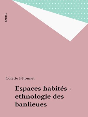 cover image of Espaces habités